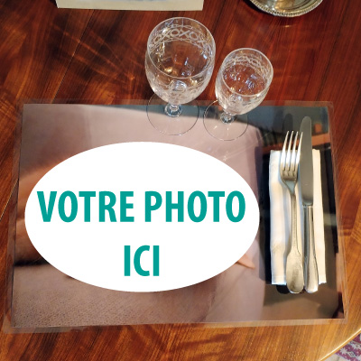 Set de table personnalisé avec votre photo Made in France